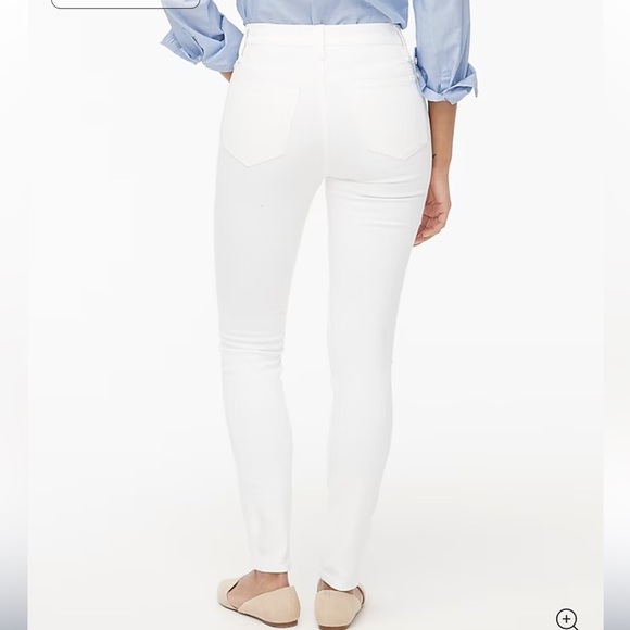J. Crew Toothpick skinny White Jeans women’s 31 w 29”inseam Raw Hem  Classic - Picture 14 of 14